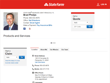 Tablet Screenshot of bradphelpsinsurance.com